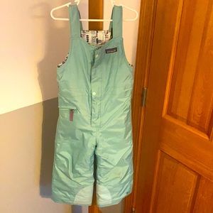 Patagonia girls snow pants, size 4T